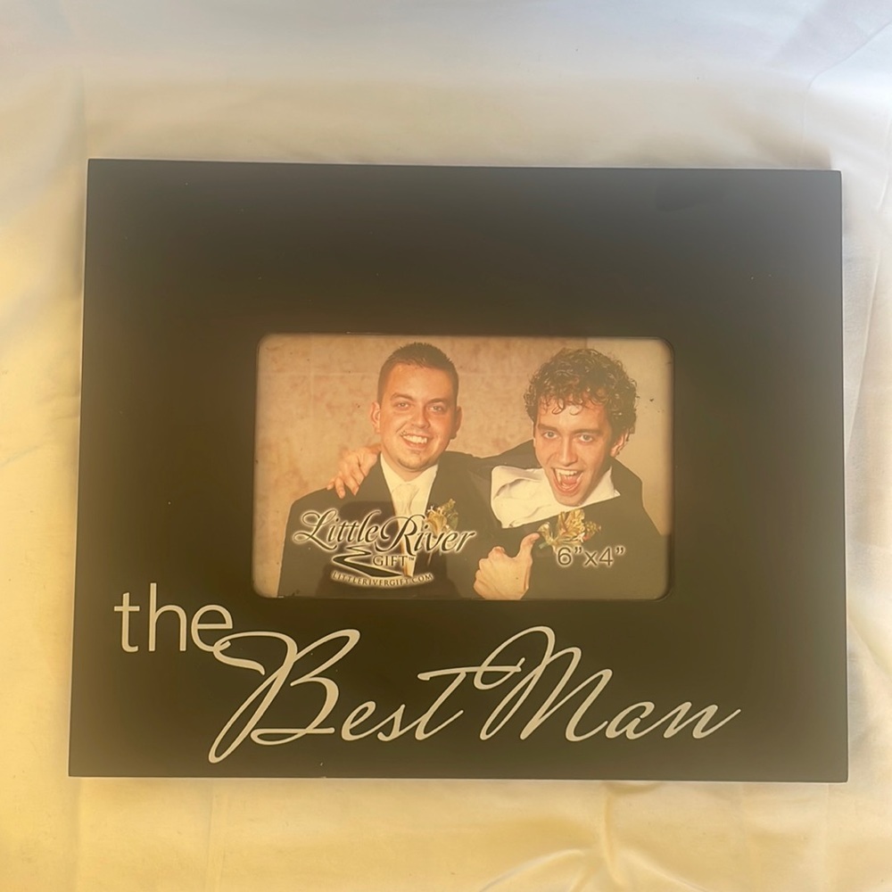 Wedding Decor The Best Man 4X6 Picture Frame